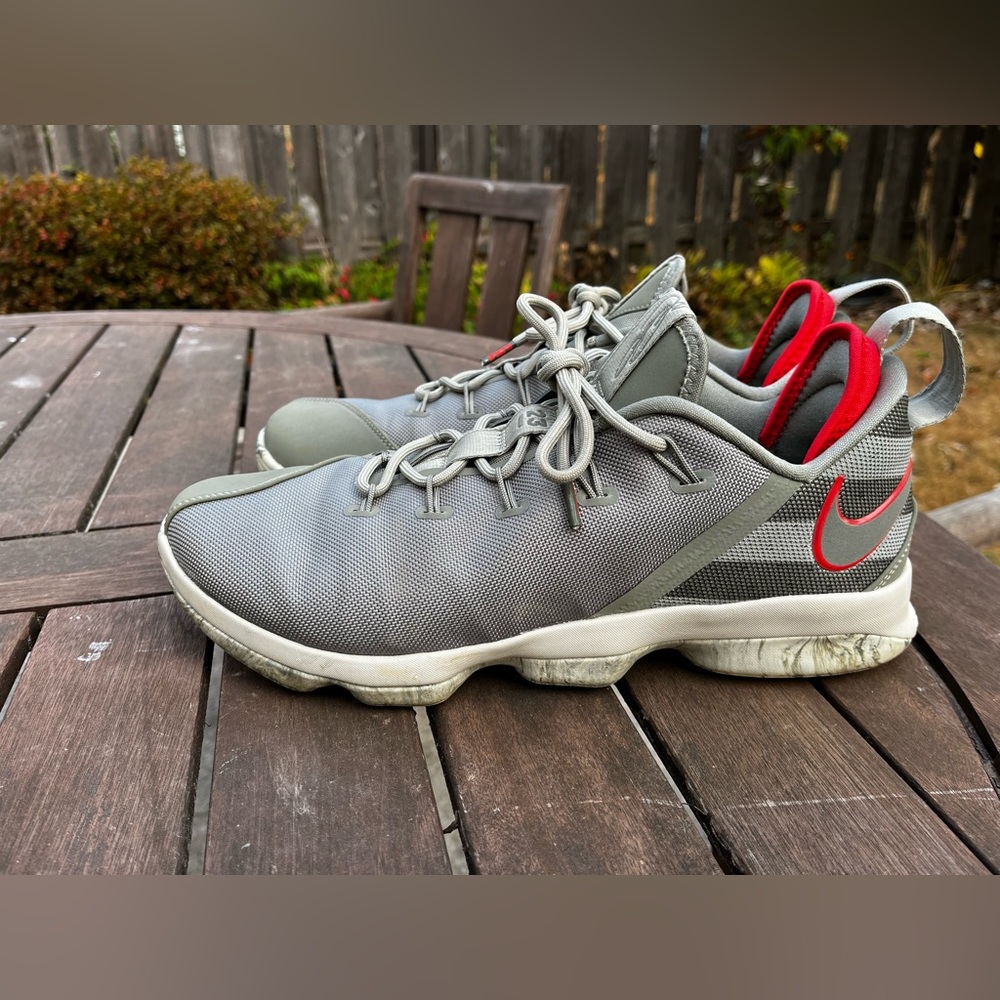 Nike Lwbron XIV 14 Low Military, great condition. Size 12.5